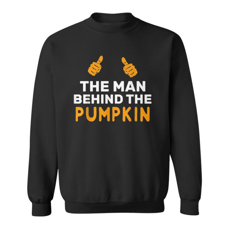 Mens Halloween Pregnancy  For Men Funny Pumpkin Dad Costume Sweatshirt