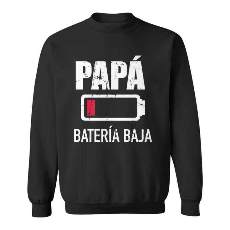 Mens Papá Batería Baja Para Día Del Padre Sweatshirt
