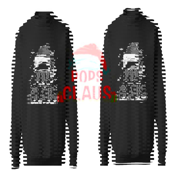 Mens Pops Claus Group Gifts Matching Family Christmas Sweatshirt
