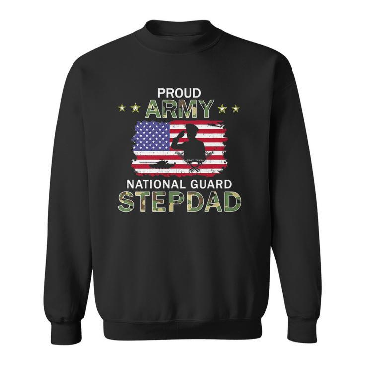 Mens Proud Army National Guard Stepdad Sweatshirt