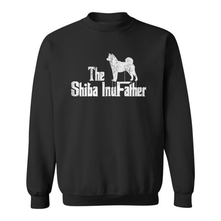 Mens Shiba Inu Dog Fathers Day Funny Doxie Dog Puppy Daddy Sweatshirt