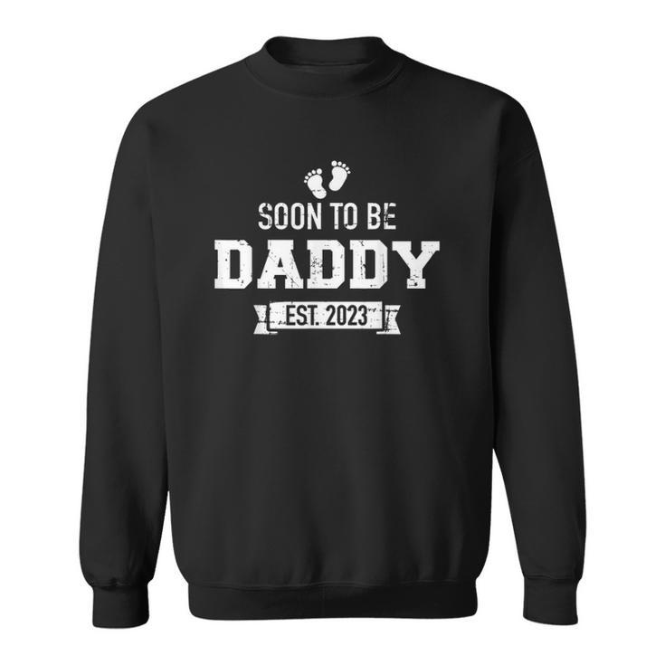 Mens Soon To Be Daddy 2023 Pregnancy Announcement Sweatshirt