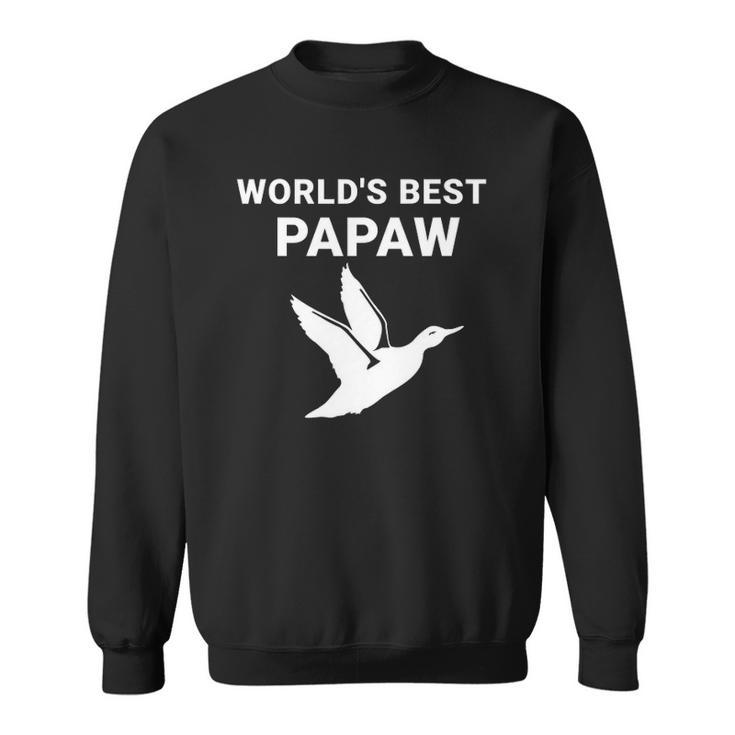 Mens Worlds Best Papaw Duck Hunters  Grandpa Gifts Sweatshirt