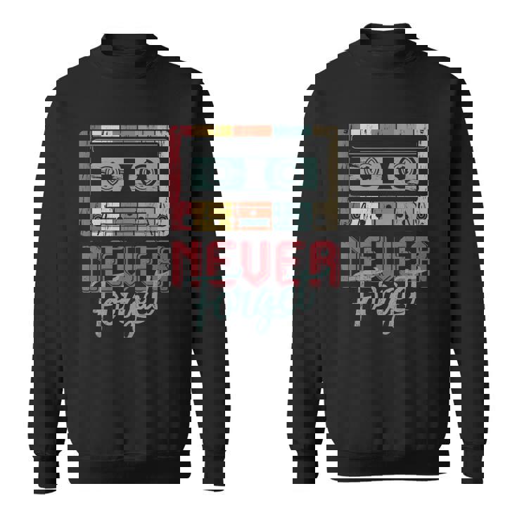 Mixtape Cassettes Retro Vintage Music Cassette 90S 80S Tape Sweatshirt