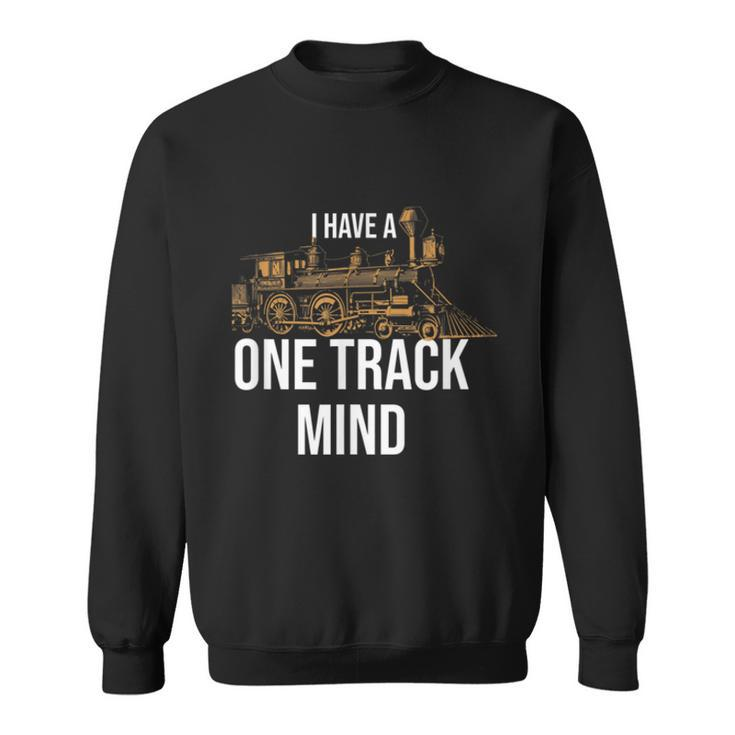Model Train Locomotive Railroad Collector  Sweatshirt