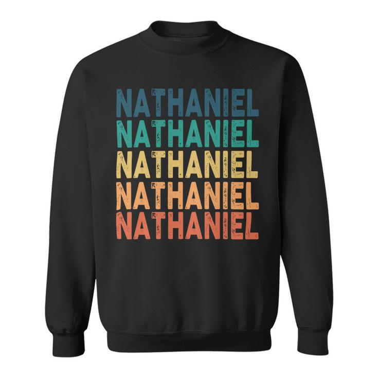 Nathaniel Name Shirt Nathaniel Family Name V2 Sweatshirt