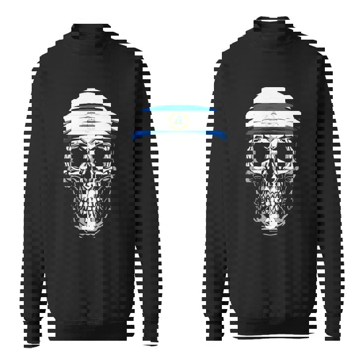Nationality Country Origin Skull Flag Nicaragua Sweatshirt
