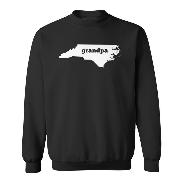 North Carolina Grandpa Nc Map Grandpa Gift Sweatshirt