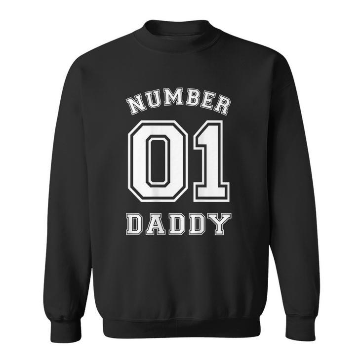 Number 1 Dad Jersey Style For Fathers Day Sweatshirt
