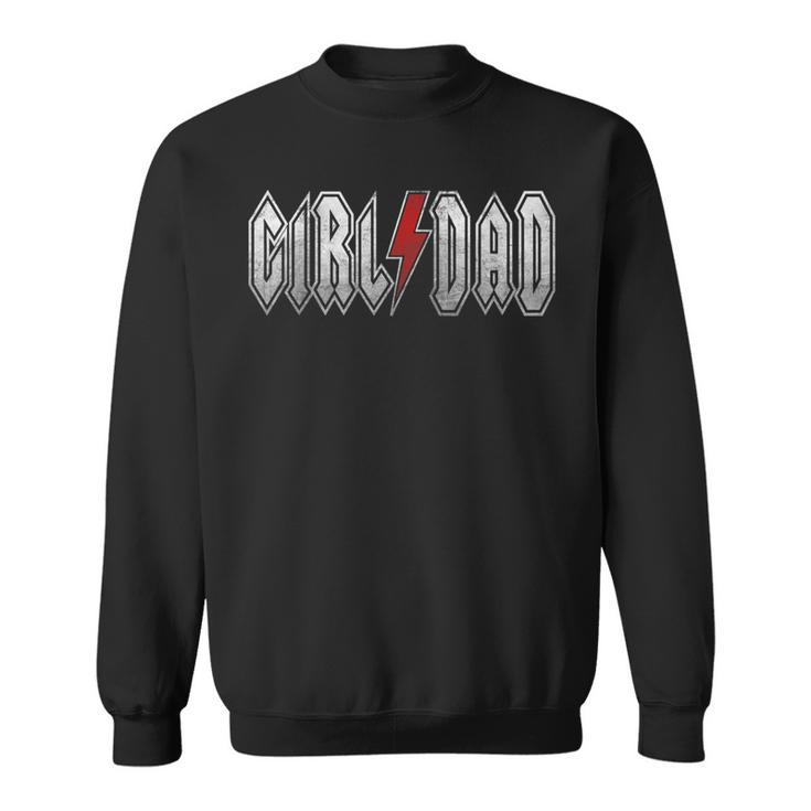 Outnumbered Dad Of Girls  Men Fathers Day For Girl Dad  V2 Sweatshirt