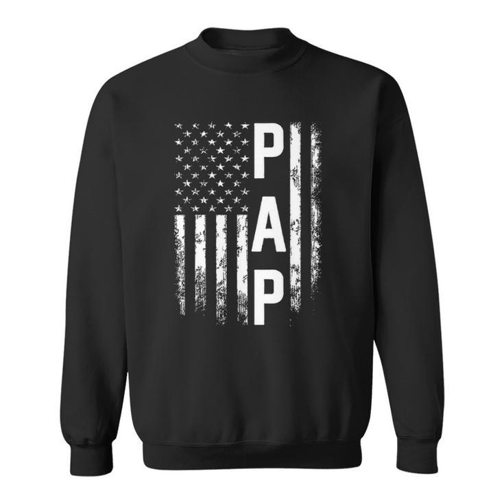 Pap Gift America Flag Gift For Men Fathers Day Sweatshirt
