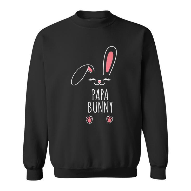 Papa Bunny Funny Matching Easter Bunny Egg Hunting Sweatshirt