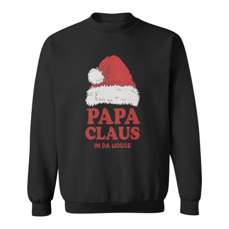 Papa Claus Christmas Dad Santa Family Matching Pajamas Xmas Sweatshirt