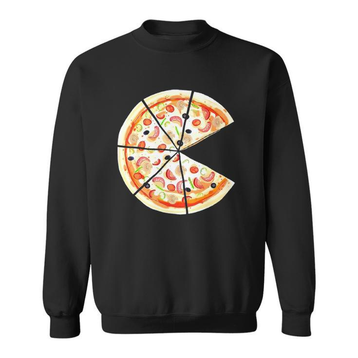 Pizza Pie And Slice Dad And Son Matching Pizza Father’S Day Sweatshirt