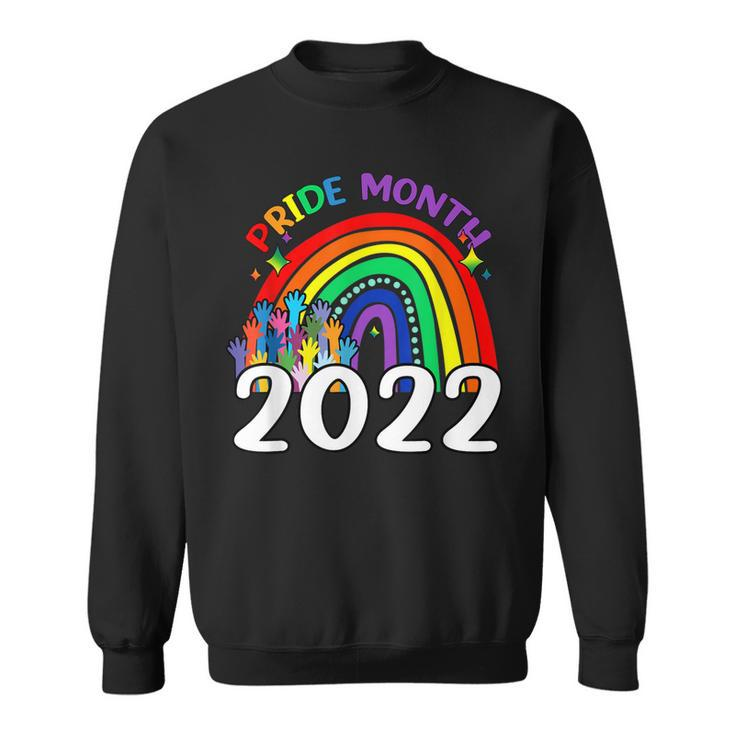 Pride Month 2022 Lgbt Rainbow Flag Gay Pride Ally  Sweatshirt