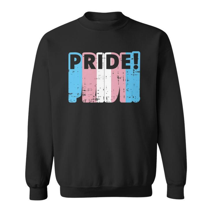 Pride Transgender Funny Lgbt Flag Color Protest Support Gift Sweatshirt