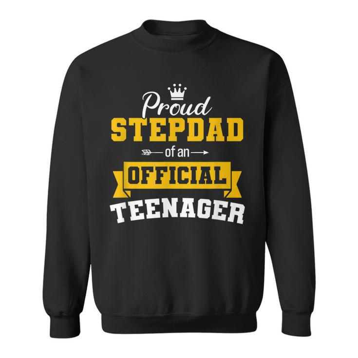 Proud Stepdad Of Official Nager 13 Birthday Funny Vintage  Sweatshirt