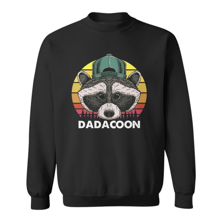 Raccoon Owner Dad Trash Panda Father Dadacoon Fathers Day Sweatshirt