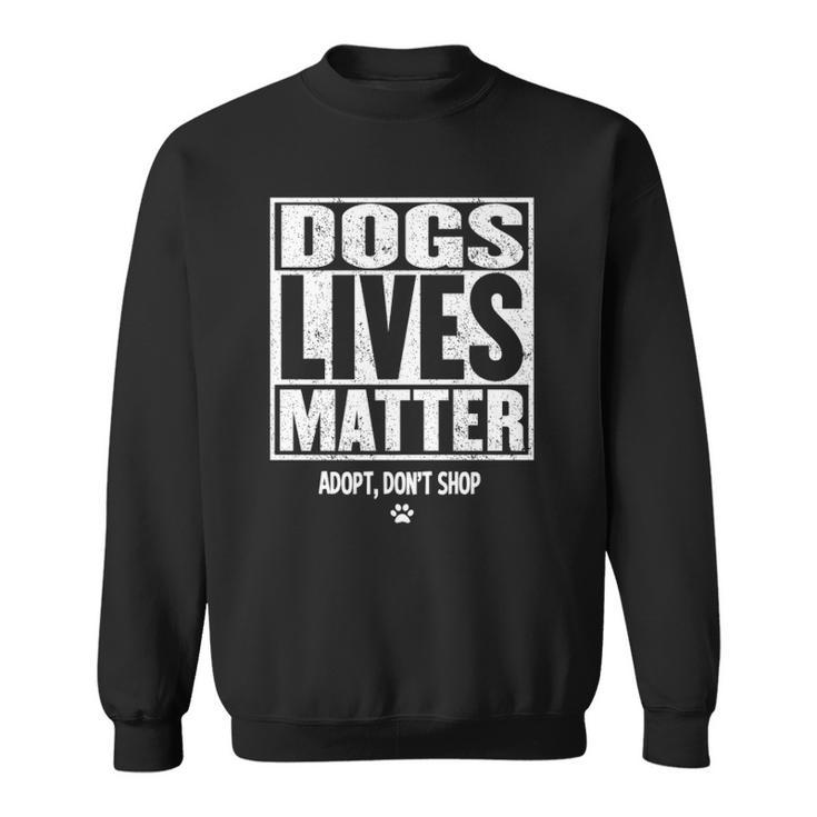 Rescue Dog  Dogs Paw Veterinarian Vet Tech Gift  Sweatshirt