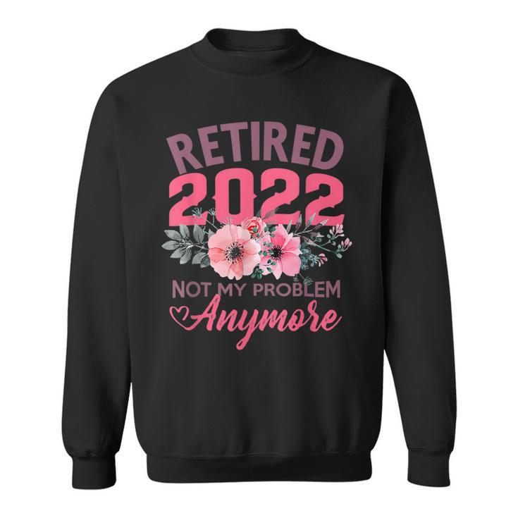 Retired 2022  Retirement Gifts For Women 2022 Cute Pink  Sweatshirt