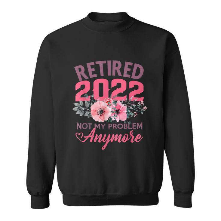 Retired 2022 Shirt Retirement Gifts For Women 2022 Cute Pink  V2 Sweatshirt
