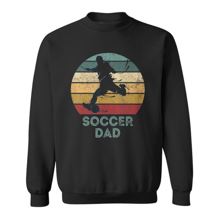 Retro Vintage Soccer Dad  Sweatshirt
