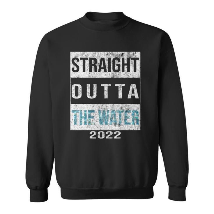 Straight Outta The Water Cool Christian Baptism 2022 Vintage Sweatshirt