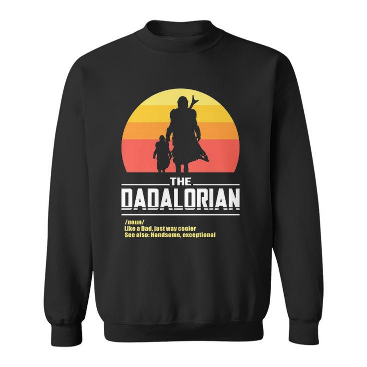 The Dadalorian Fathers Day Funny Meme Gift Essential Sweatshirt