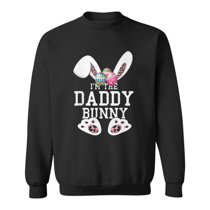 The Daddy Bunny Matching Family Happy Easter Day Egg Dad Men Sweatshirt