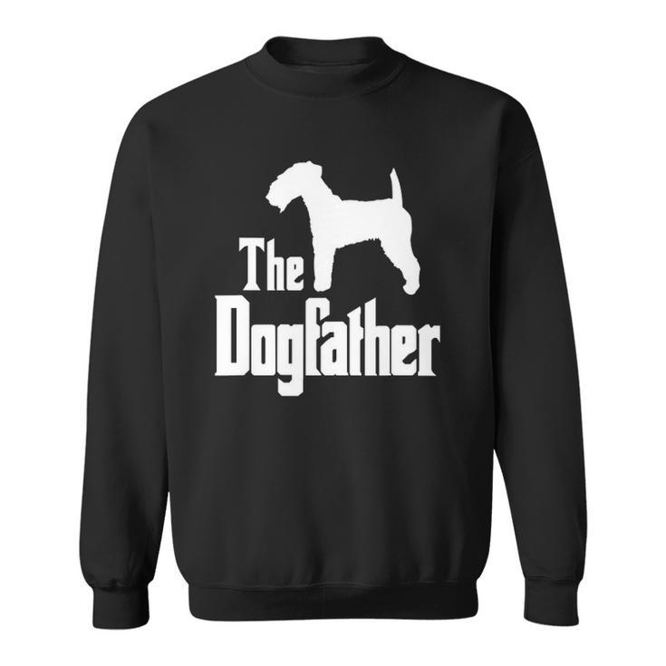 The Dogfather - Funny Dog Gift Funny Lakeland Terrier Sweatshirt