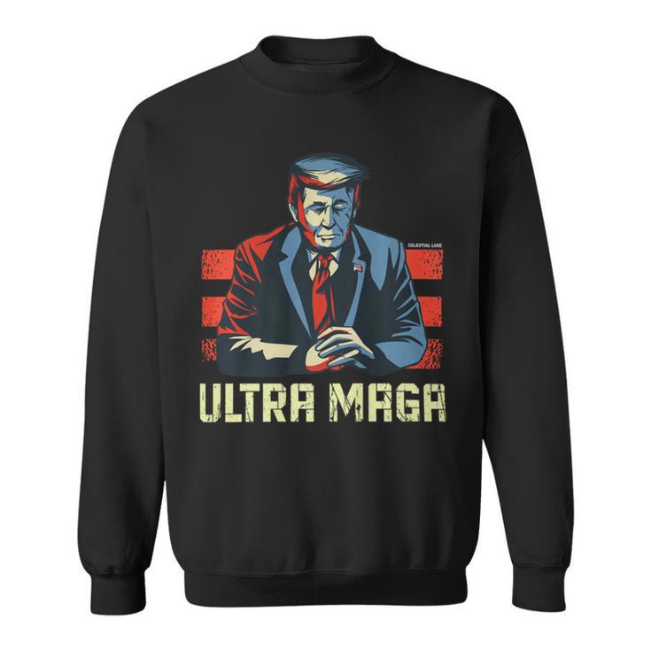 The Great Maga King Trump Ultra Proud Ultramaga   Sweatshirt