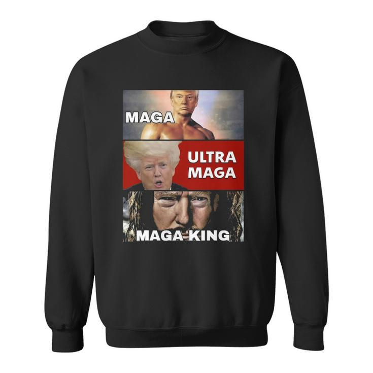 The Return Of The Great Maga King Trump Ultra Maga Women Men Sweatshirt