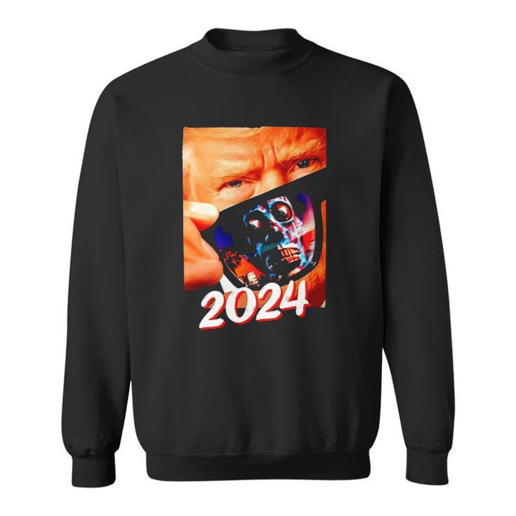 Trump 2024 They Live Donald Trump Supporter Sweatshirt