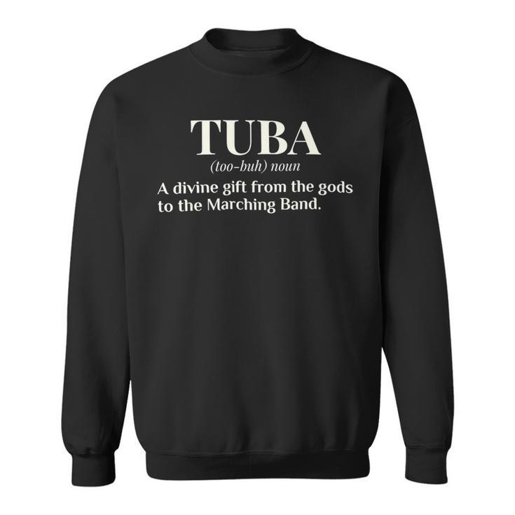 Tuba Definition Funny Marching Band Camp Gift T Shirt Sweatshirt