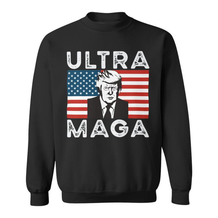 Ultra Maga Funny Trump Biden Usa Sweatshirt