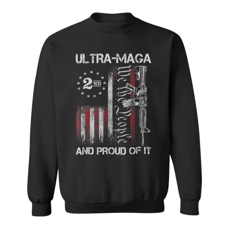 Ultra Maga We The People Proud Republican Usa Flag  V2 Sweatshirt