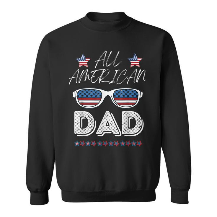 Usa 4Th Of July Great American Flag Dad  Sweatshirt