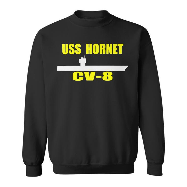 Uss Hornet Cv-8 Aircraft Carrier Sailor Veterans Day D-Day T-Shirt Sweatshirt