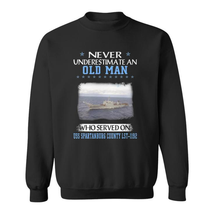 Uss Spartanburg County Lst-1192 Veterans Day Father Day Gift Sweatshirt