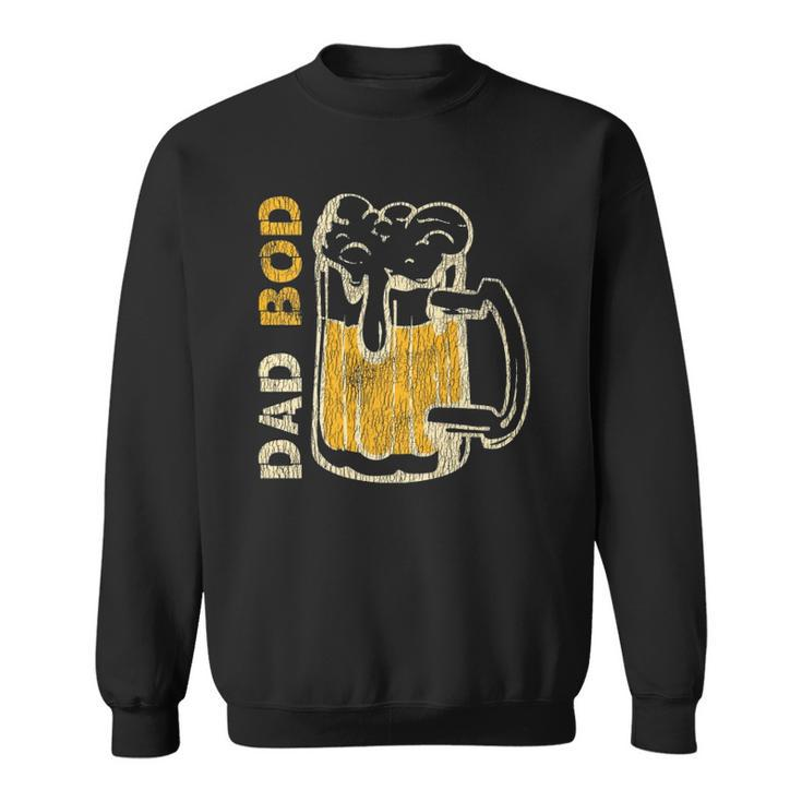 Vintage Its Not A Dad Bod Its Father Dad Figure Drinking  Sweatshirt
