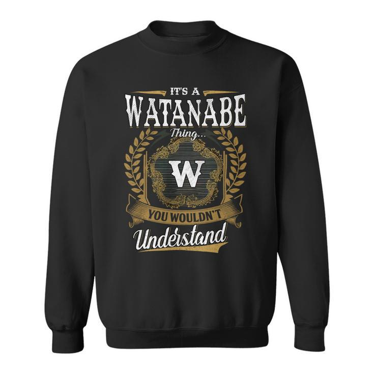 Watanabe Blood Runs Through My Veins Name V2 Sweatshirt