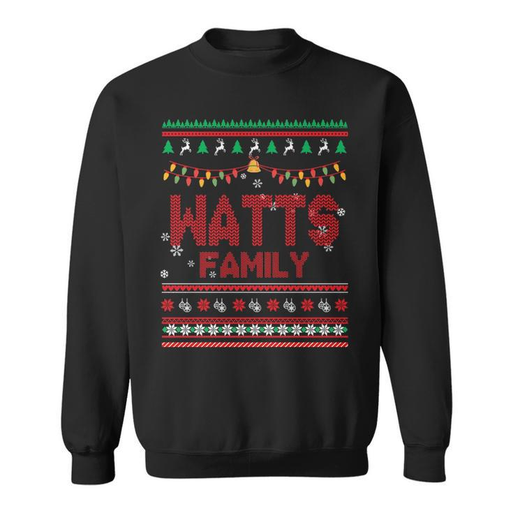 Watts Name Gift   Watts Family Sweatshirt