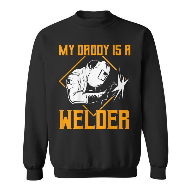 Welder Gifts Welding Design On Back Of Clothing  V3 Sweatshirt