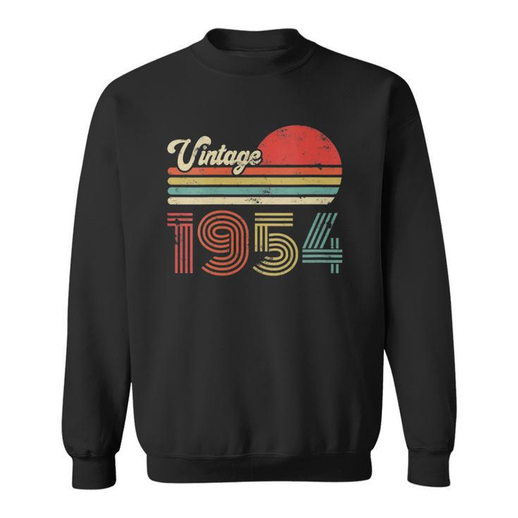 Womens 68 Years Old Birthday Vintage 1954 68Th Birthday Sweatshirt