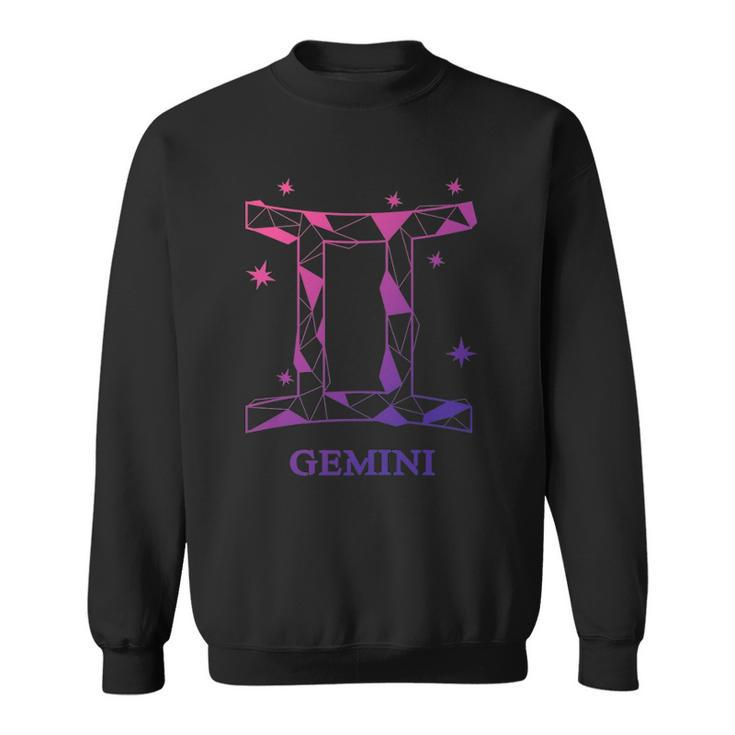 Womens Gemini Zodiac Sign Gift Sweatshirt