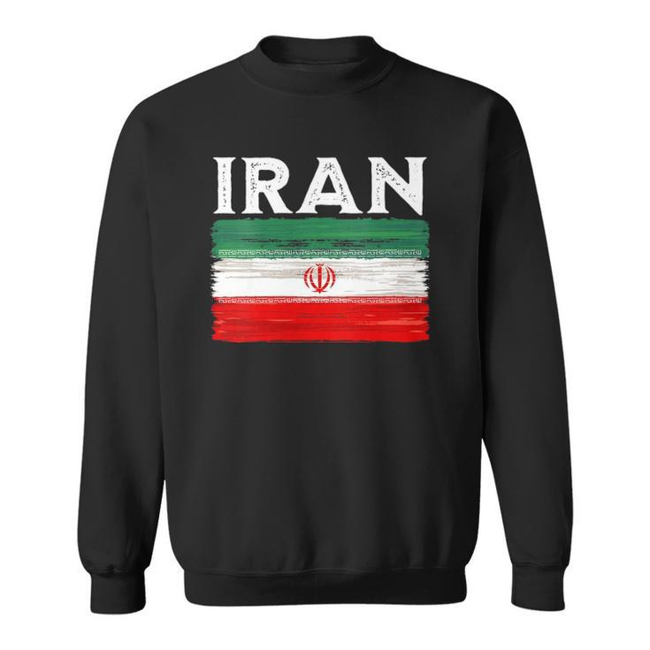 Womens Iran Flag Vintage Iran Flag  Sweatshirt