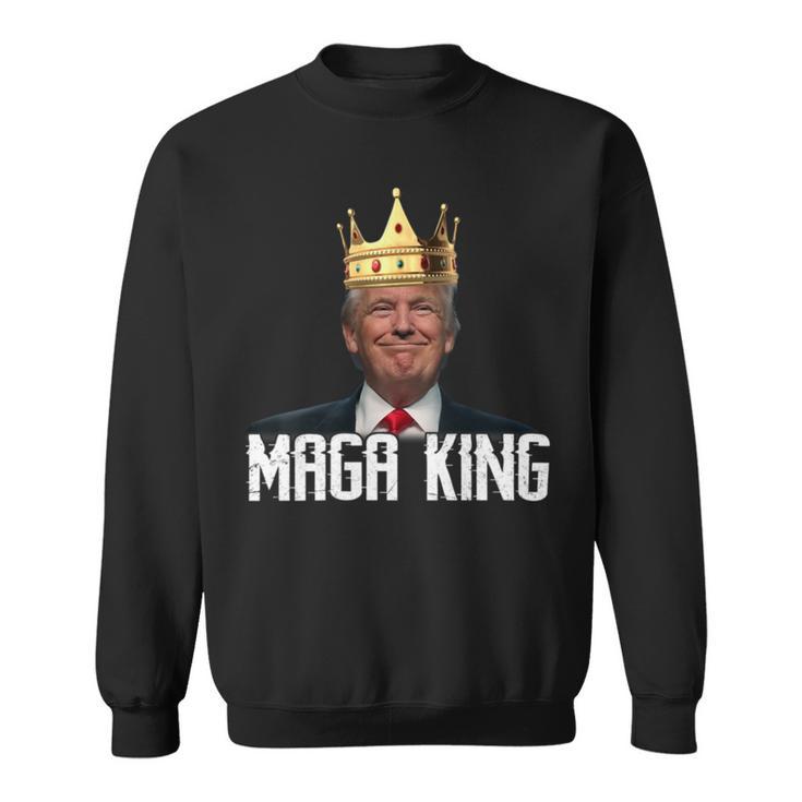 Womens Maga King Shirt The Great Maga King Trump Ultra Maga Sweatshirt