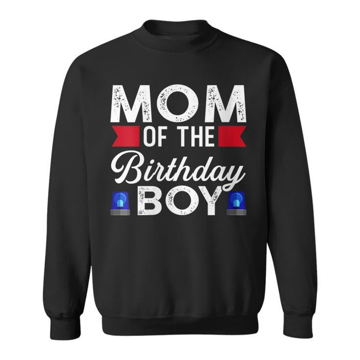 Womens Mom Of The Birthday Boy Birthday Boy  Sweatshirt