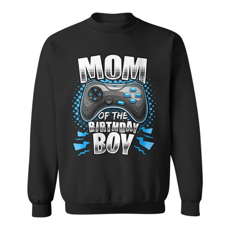 Womens Mom Of The Birthday Boy Matching Video Gamer Birthday Party  V2 Sweatshirt