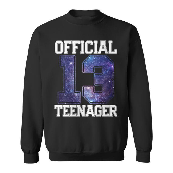 Womens Official Nager 13 Years Old Boys Girl 13Th Birthday Gift  Sweatshirt